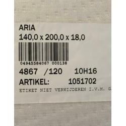 Tweepersoons bed (compleet met Aria matras) Hout 140x200