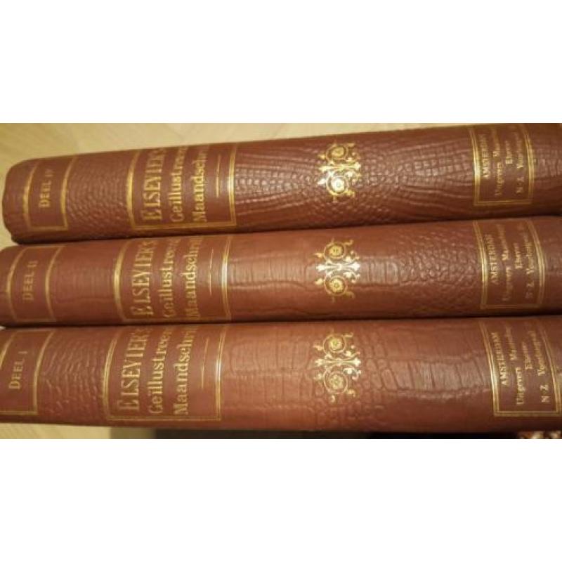 elsevier 1891 en 1892 antieke boeken