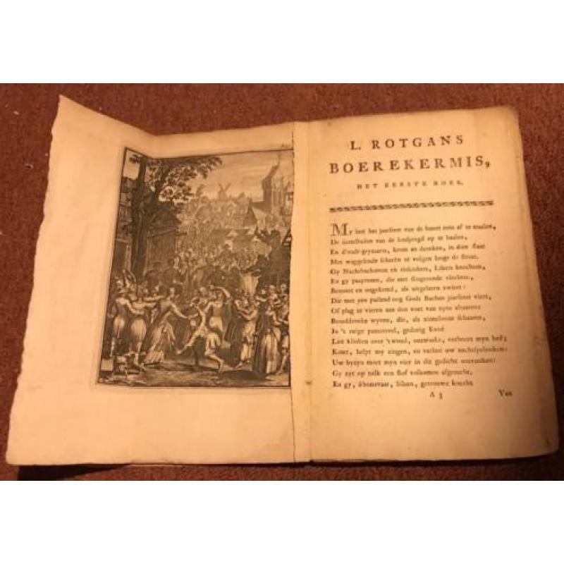 L. Rotgans 'Boerekermis' '1776' compleet met gravures