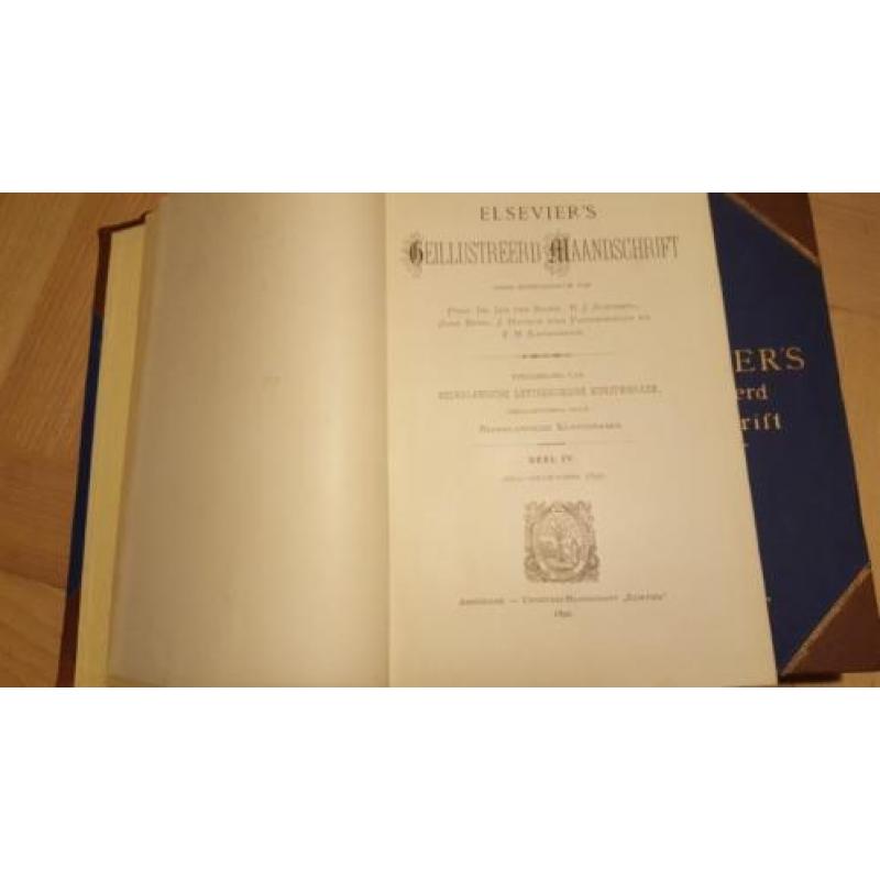 elsevier 1891 en 1892 antieke boeken
