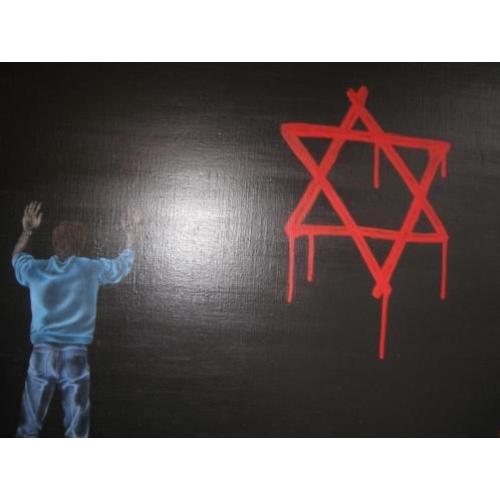Schilderij gesigneerd/gedateerd 70x60cm