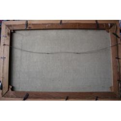 Fraaie olie/doek, voluit gesigneerd