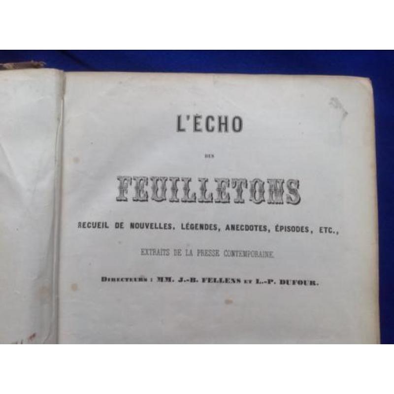 L'Echo des feuilletons, uit 1845