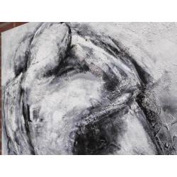 " The Embrace " Acrylschilderij van Suzanne Visser