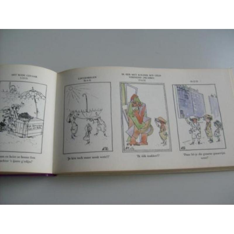 vintage cartoon boek 1971 WIBO wim boost gekeurde prenten