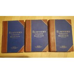 elsevier 1891 en 1892 antieke boeken