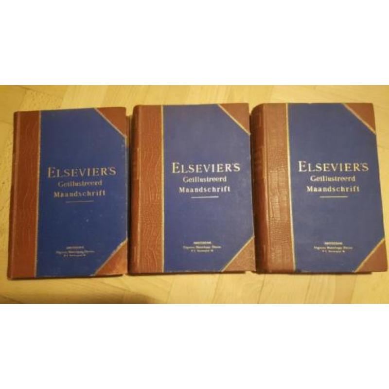elsevier 1891 en 1892 antieke boeken