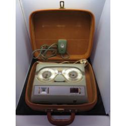 Dicteerapparaat Philips EL 3581 met microfoon in koffer