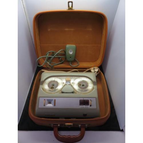 Dicteerapparaat Philips EL 3581 met microfoon in koffer
