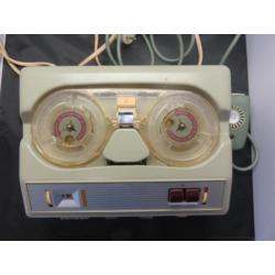 Dicteerapparaat Philips EL 3581 met microfoon in koffer