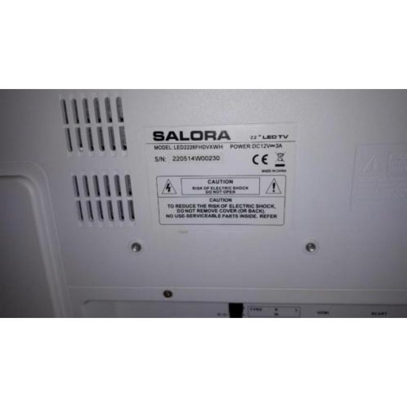 Salora tv met dvd speler