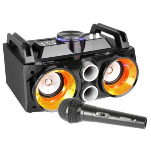 Fenton MDJ100 mobiele karaoke set met Bluetooth & microfoon