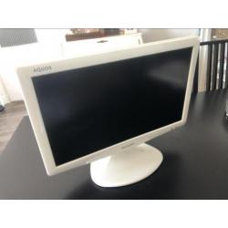 Wit Aquos Sharp schermpje