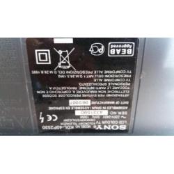 Kapotte tv Sony Bravia KDL-4OP2530
