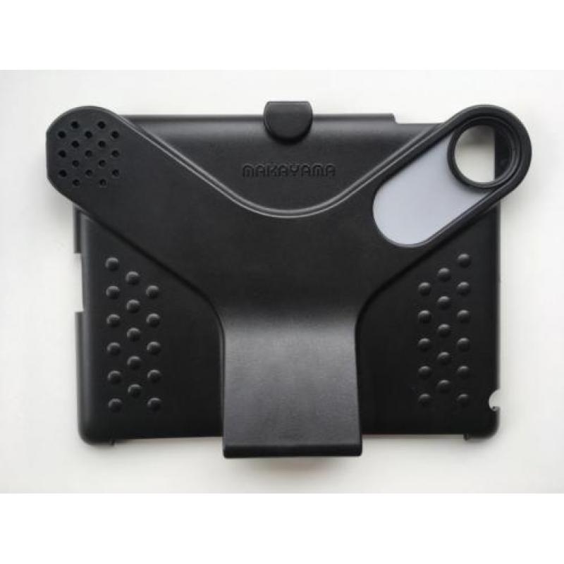 Makayama filmstand Ipad 3 met Neewer groothoek lens