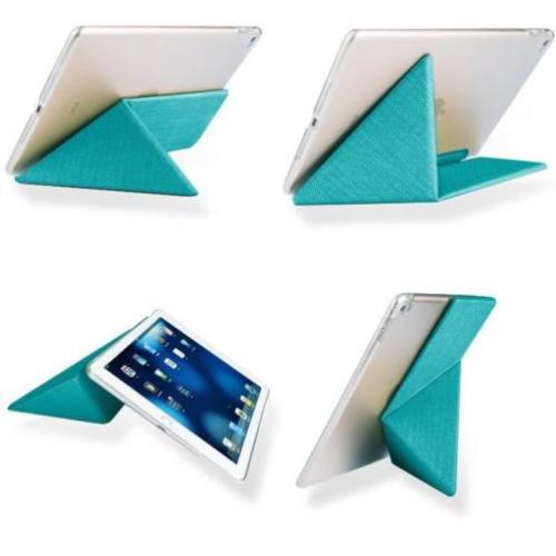 OU Case Blauw TPU Leather Flip Cover Met Standaard iPad Pro