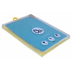 OU Case Blauw TPU Leather Flip Cover Met Standaard iPad Pro