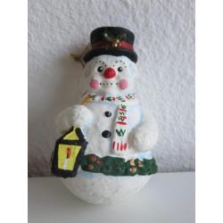 Sneeuwpop, sneeuwman Kerstbal, hanger