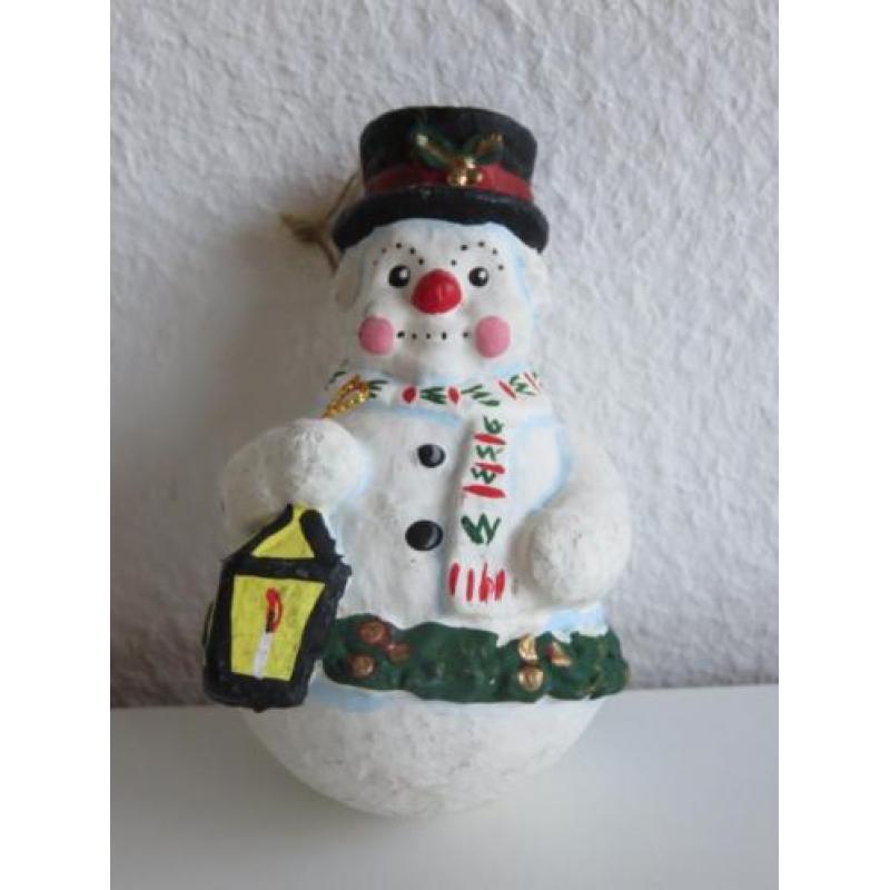 Sneeuwpop, sneeuwman Kerstbal, hanger