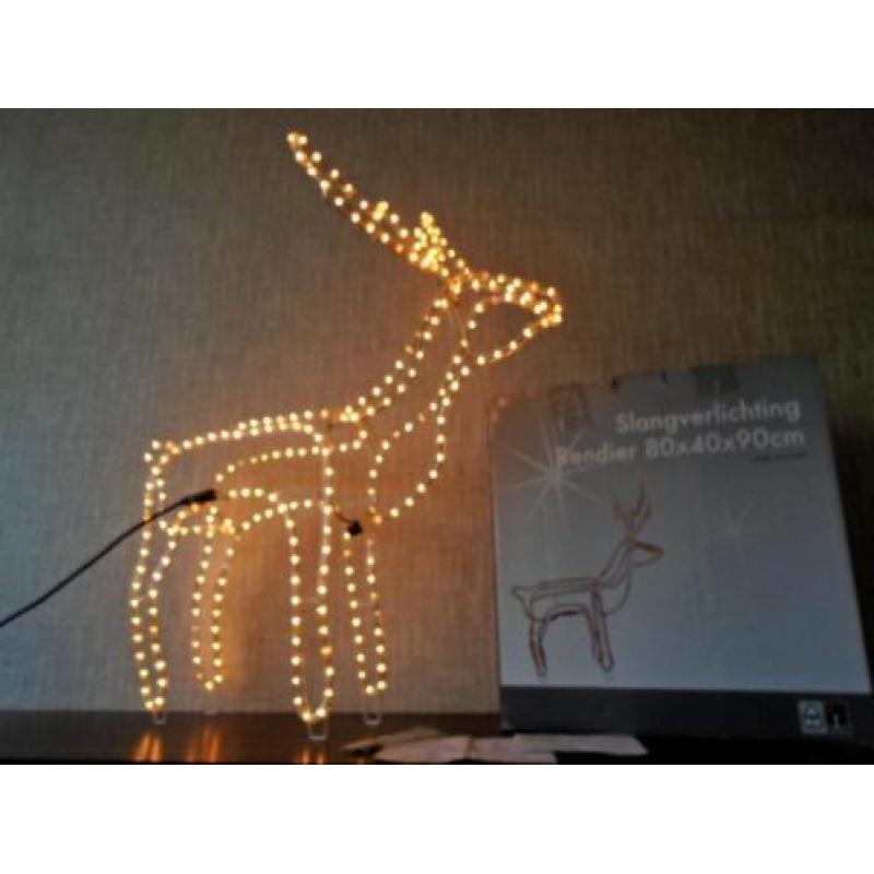 kerst Verlicht Rendier Izgst. alle lampjes functioneren Top