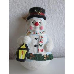 Sneeuwpop, sneeuwman Kerstbal, hanger