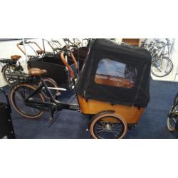 Beste bakfiets vogue carry N7 middenmotor bafang bakfietsen