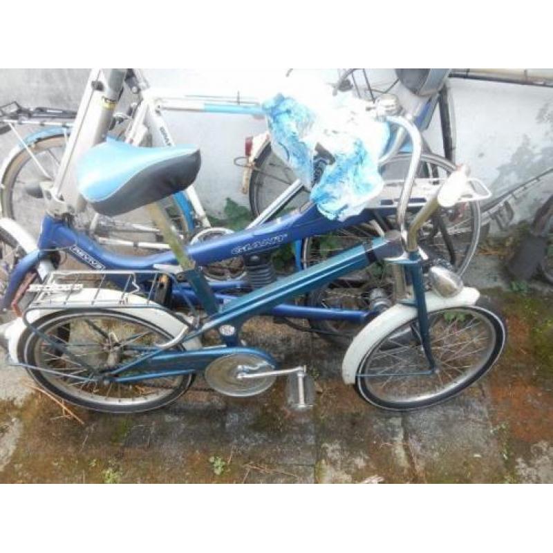 Zeer aparte oldtimer magneet ABC deelfiets