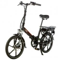 Shinga lacros Scamper S400 elektrische vouwfiets zwart
