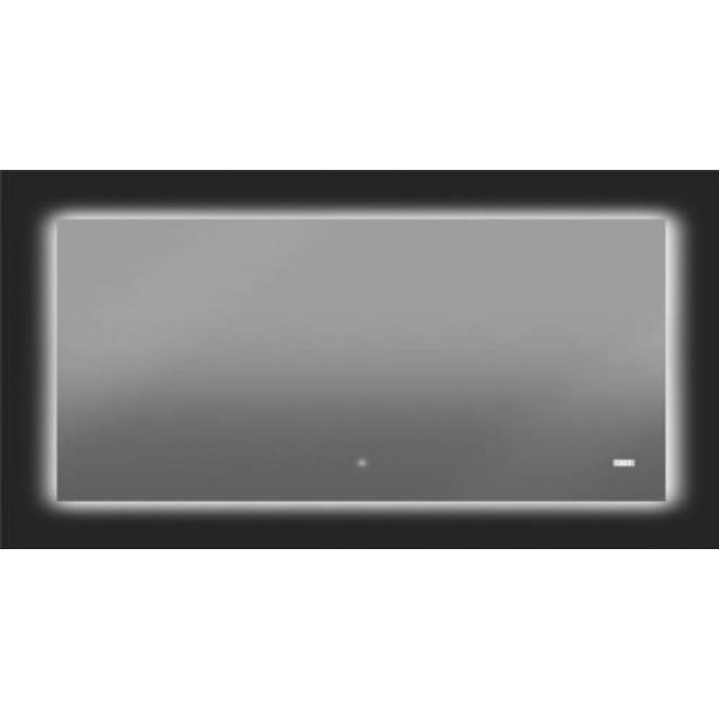 Badmeubel Frozen Solid Surface 160cm met led spiegel
