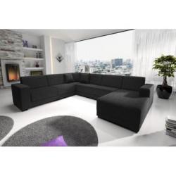Grote hoekbank Genius - Stoffen bank - Grijs of Zwart Lounge