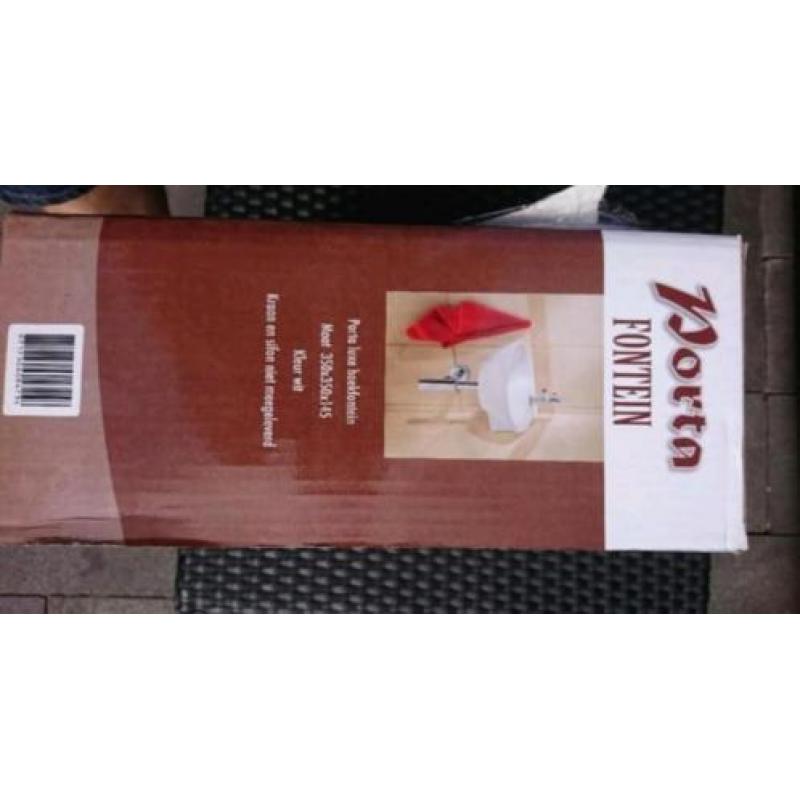 Wasbak toilet hoekmodel nieuw