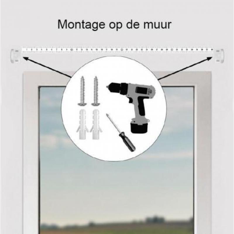 Verduisterend Rolgordijn - 75 x 150 cm - Zwart