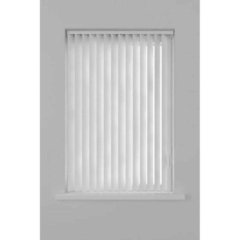 Decosol Lamellen verticaal stof wit