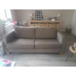 2.5 zit bank met 2 hockers