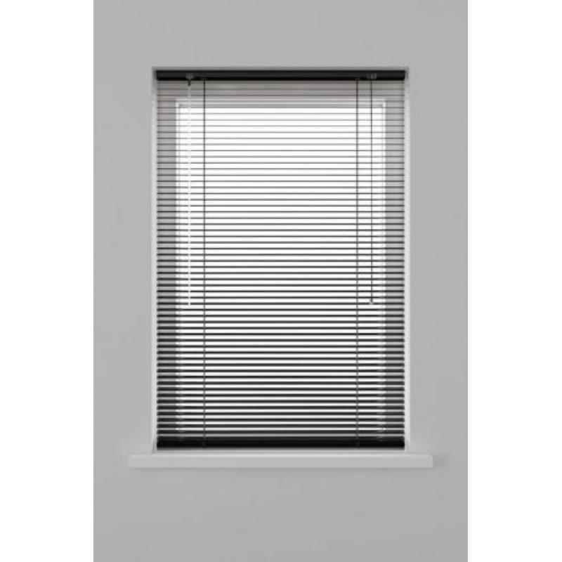 Decosol Horizontale jaloezie aluminium 25mm mat zwart