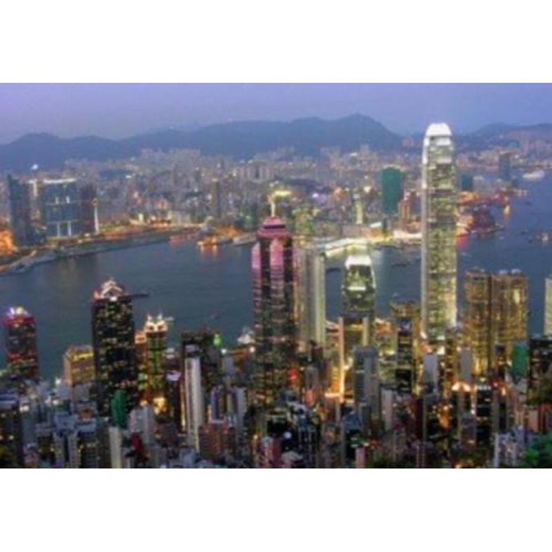 Fotobehang 104 Hongkong lighfts NU: €25