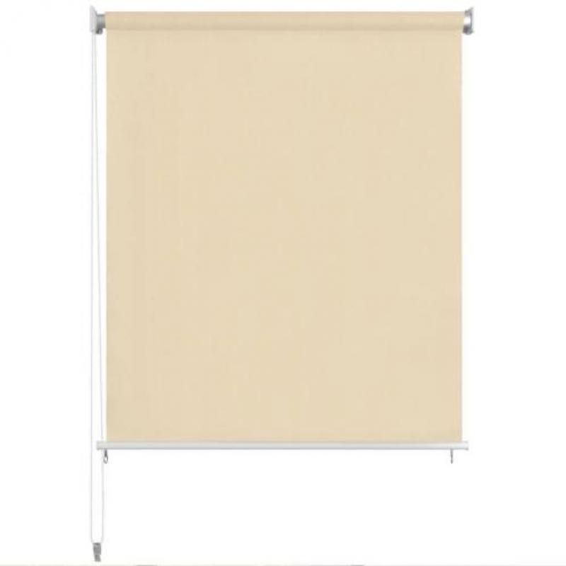 Rolgordijn voor buiten 140x140 cm crème