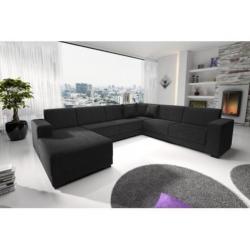 Grote hoekbank Genius - Stoffen bank - Grijs of Zwart Lounge