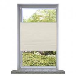 vidaXL Plissé rolgordijn 60x200cm creme