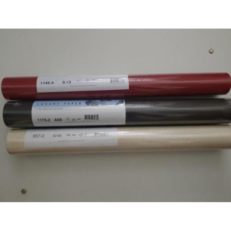 Effen behang - Veel kleuren - Ook wit vliesbehang - €5/Rol