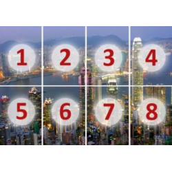 Fotobehang 104 Hongkong lighfts NU: €25