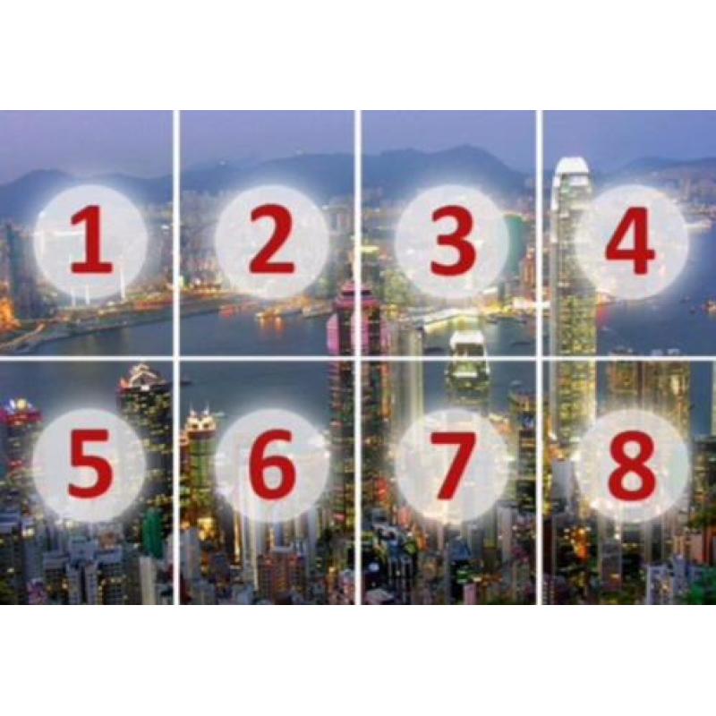 Fotobehang 104 Hongkong lighfts NU: €25