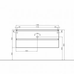 AKTIE! Badmeubel Boss & Wessing Paris 120 cm Compleet Gel...