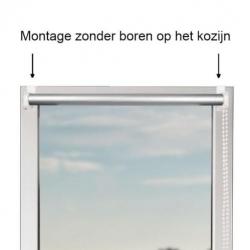 Verduisterend Rolgordijn - 75 x 150 cm - Zwart