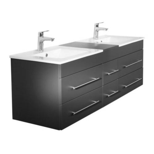 Royaal badmeubel badkamermeubel Phoenix 150 cm grijs
