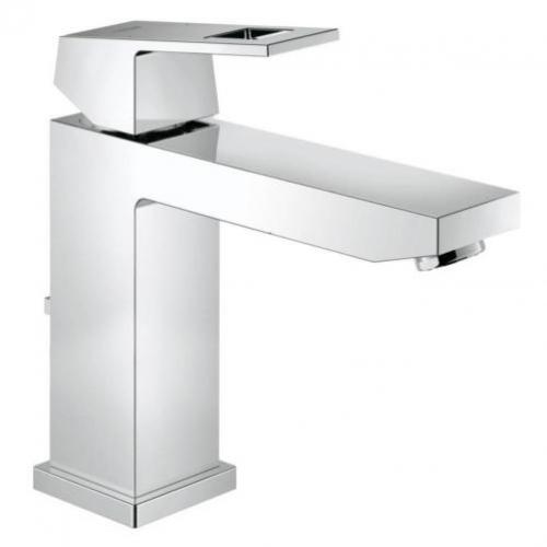 Eurocube Wastafelkraan Medium Met Waste 28 Mm Met Tempera...