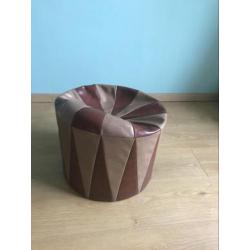 Vintage poef jaren 60