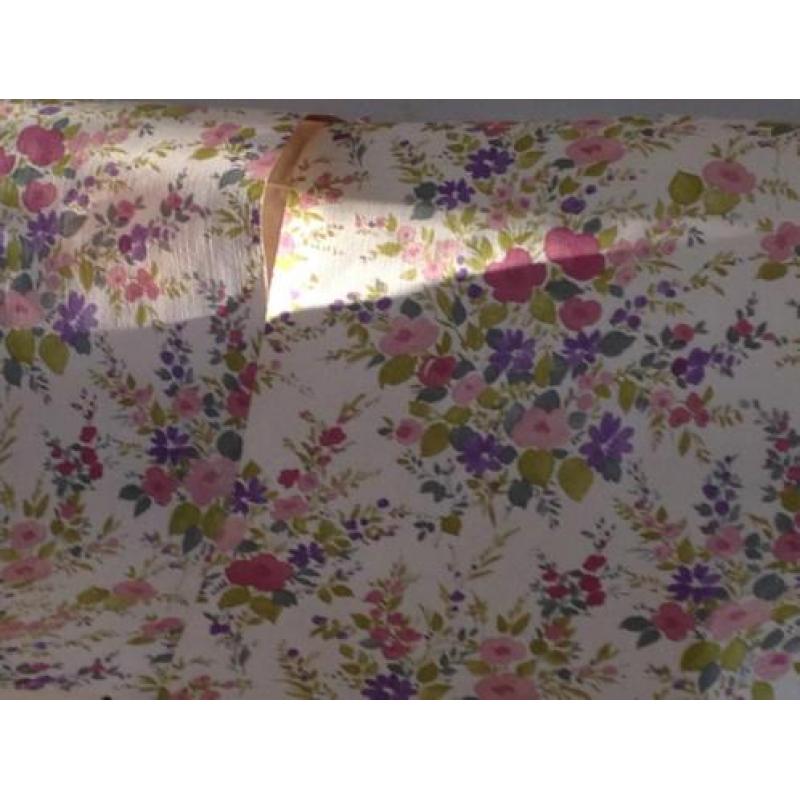 Behang, bloemenbehang, vintage, retro behang