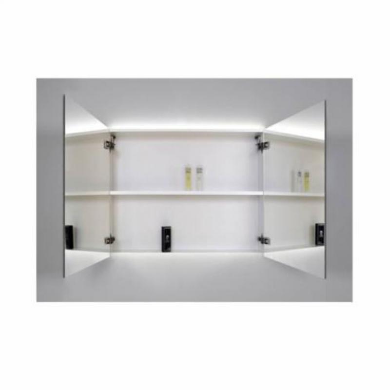 Spiegelkast Sanicare Qlassics Ambiance 80 cm 2 Deuren Ant...