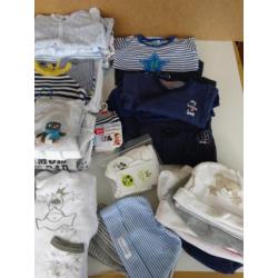 48 stuks Baby pakket, maat 50 - 56